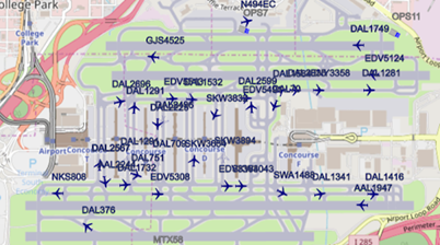 airport viewer overlay