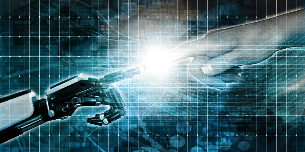 aviation human factors analysis hand touching robot hand in graph