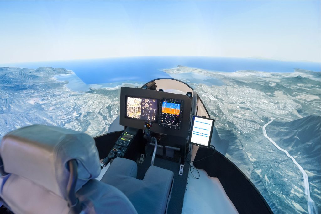 aviation modeling and simulation cockpit image